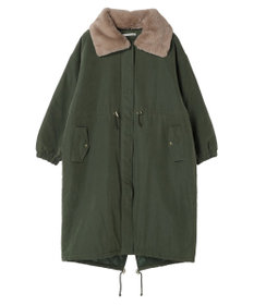 Green Parks ・ＥＬＥＮＣＡＲＥ　ＤＵＥ　中綿モッズロングコート