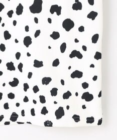 PW CIRCULUS 【MEN】スノーレオパード柄裏フリースモックネックT