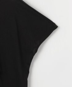 自由区 【洗える】コード刺繍胸元レース カットソー