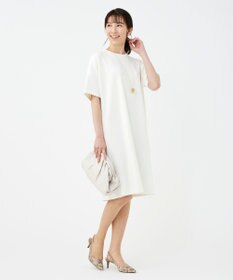 KASHIYAMA 【抗菌繊維】スタイリッシュジャージー オーバーサイズドレス