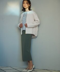 23区 【洗える】Armor-lux スムース クロップド  ボーダー カットソー