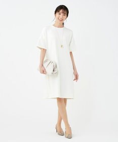 KASHIYAMA 【抗菌繊維】スタイリッシュジャージー オーバーサイズドレス