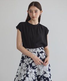 YECCA VECCA 【接触冷感】COOLバックピンタックブラウス