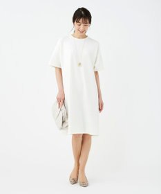 KASHIYAMA 【抗菌繊維】スタイリッシュジャージー オーバーサイズドレス