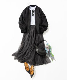 23区 S 【WEB限定/洗える】エアリーチュール スカート