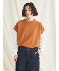 CRAFT STANDARD BOUTIQUE 起毛ワッフルレイヤード風プルオーバー