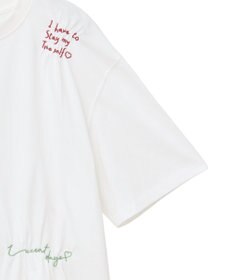 Green Parks ・ＳＵＧＡＲ　ＳＰＯＯＮ　ギャザーロゴ刺繍ＴＥＥ