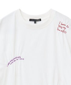 Green Parks ・ＳＵＧＡＲ　ＳＰＯＯＮ　ギャザーロゴ刺繍ＴＥＥ