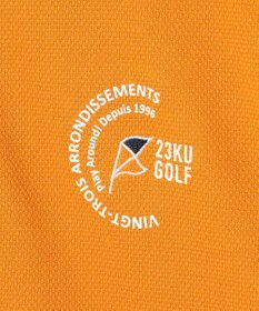 23区GOLF 【MEN】【吸水速乾・UVケア】ハニカムカノコ 長袖ポロシャツ