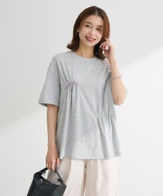 Green Parks ・ＳＵＧＡＲ　ＳＰＯＯＮ　ギャザーロゴ刺繍ＴＥＥ