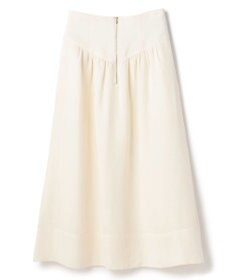 BEIGE， BERNARD / リネン混 ゴールドジップ ハイウエススカート