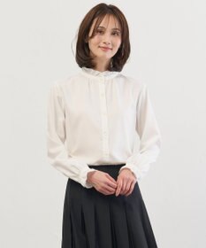 J.PRESS LADIES フルダルスパンマイクロピーチ ブラウス