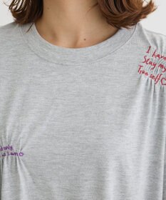 Green Parks ・ＳＵＧＡＲ　ＳＰＯＯＮ　ギャザーロゴ刺繍ＴＥＥ