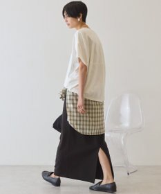 AMERICAN HOLIC 半袖コクーンカットプルオーバー