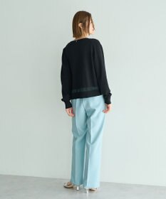 YECCA VECCA シアーMIXカーディガン