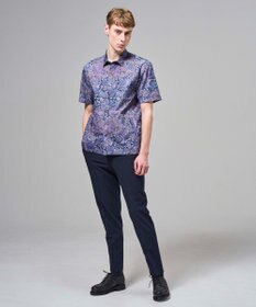 JOSEPH HOMME 【新柄】エスニカルプリント　半袖レギュラーカラーシャツ