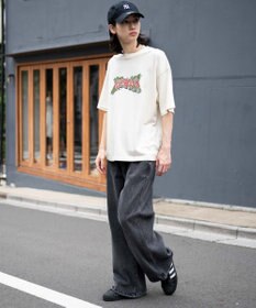 WEGO 【ユニセックス着用ITEM/MLサイズ展開】コンパクトフィットピグメントグラフィックT（SS）