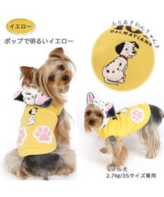 PET PARADISE 犬 服 秋冬 ディズニー １０１匹わんちゃん パーカー 【小型犬】 イエロー グレー