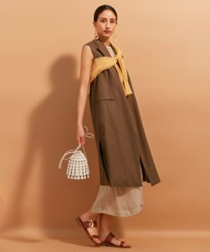 BEIGE， CAROLE / ロングテーラードジレ