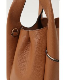 DAKS レザー×チェック柄 2WAYハンドバッグ