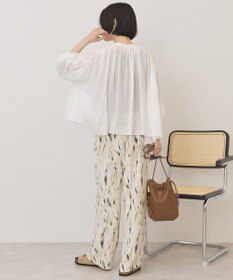 AMERICAN HOLIC スキッパーギャザーブラウス