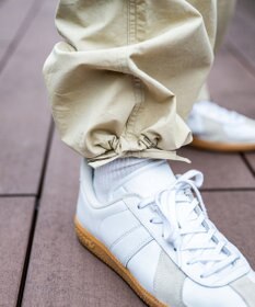 WHITE MAILS 【ユニセックス/軽量】COTTON PAPER  POPLIN DRAWSTRING ミリタリーパンツ