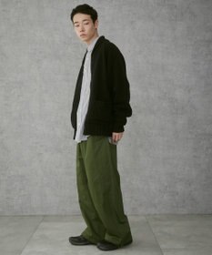 WEGO 【ウエストゴム/ユニセックス着用ITEM】サイドスリットコンバットパンツ