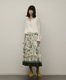 GRACE CONTINENTAL ノーカラーカラミブルゾン