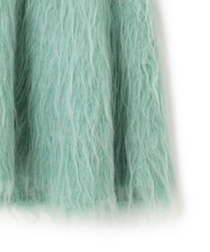 UNFILO 【野呂佳代さん着用】アルパカシャギー ペプラムジレ