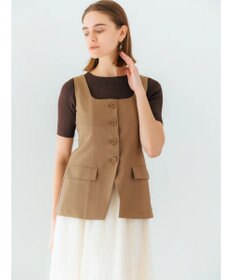 YECCA VECCA リネンライクビスチェベスト