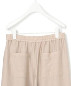 ICB 【人気のため新色追加・接触冷感・洗える】 ワッシャーツイル ワイドストレートパンツ