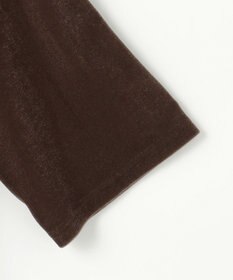 ANY SIS 【洗える】シアーベロアドレープ Tシャツ