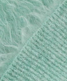 UNFILO 【野呂佳代さん着用】アルパカシャギー ペプラムジレ