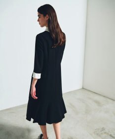 GRACE CONTINENTAL ダブルクロスドレス