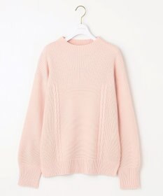 ANY SIS 【洗える】スフレボトルネック ニット