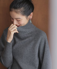 組曲 S ウールカシミヤミックス ロールネックニット