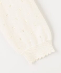 ANY KIDS アイレット ニット カーディガン