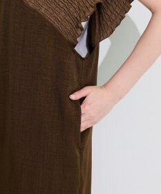 Green Parks シャーリングサロペット