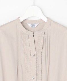 J.PRESS LADIES S 【一枚で着映え】ライトタフタ タックプリーツ ワンピース