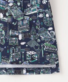 23区GOLF 【MEN】【吸水速乾/UVカット】パリマップ総柄ポロシャツ