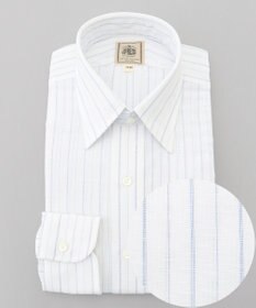 J.PRESS MEN 【WEB・一部店舗限定】コットンリネンオルタネートストライプ シャツ / レギュラー
