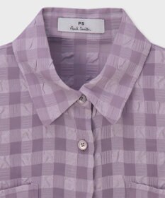 Paul Smith シアサッカー キャップスリーブ シャツ
