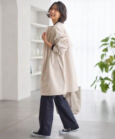 23区 【撥水加工】ライトツイル ノーカラーコート