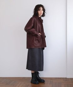 Green Parks ・ＥＬＥＮＣＡＲＥ　ＤＵＥ　フェイクレザーカバーオール