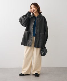 Green Parks ・ＥＬＥＮＣＡＲＥ　ＤＵＥ　フェイクレザーカバーオール