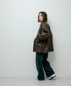 Green Parks ・ＥＬＥＮＣＡＲＥ　ＤＵＥ　フェイクレザーカバーオール