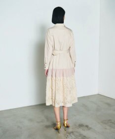 GRACE CONTINENTAL 刺繍ヘムシャツワンピース