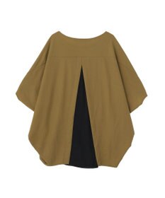 YECCA VECCA 異素材切替バックデザインプルオーバー