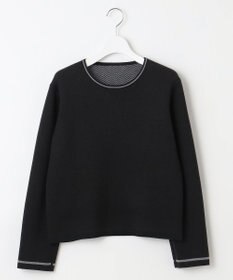 自由区 S 【WEB限定・マルチウェイ・洗える】ヘリンボーン柄リバーシブルニット セットアップ