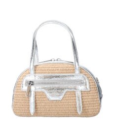 INTER-CHAUSSURES 【Christian Villa】異素材コンビミニボストンバッグ